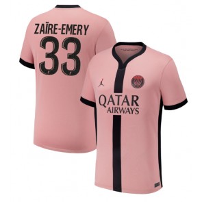 Paris Saint-Germain Warren Zaire-Emery #33 Rezervni Dres 2024-25 Kratak Rukavima